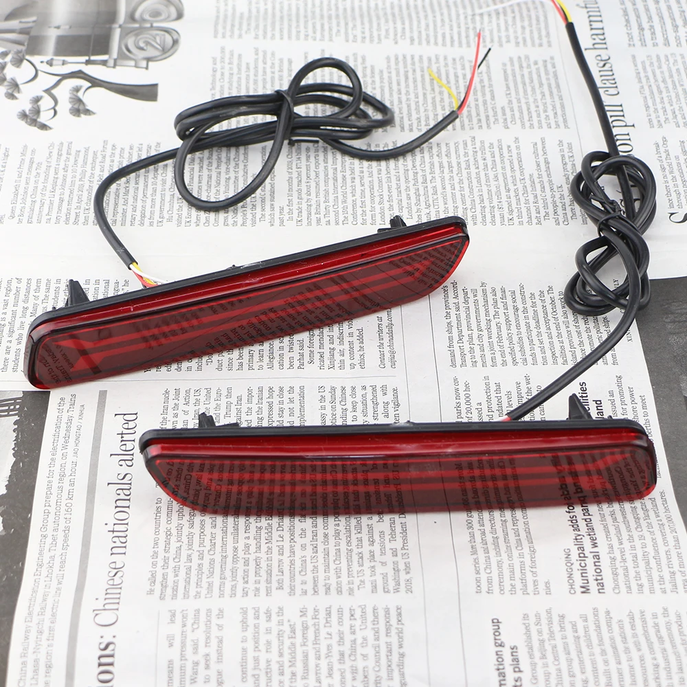 Car LED Rear Brake Tail Bumper Reflector Rear Fog Warning Light for Suzuki Ertiga Matrix Ciza Vitara S-Cross Splash SX4 Spresso