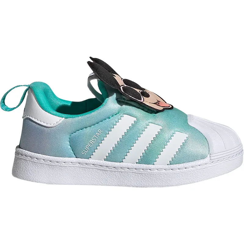 حذاء Adidas الأصلي Trefoil Infant الكلاسيكي المكون من قطعة واحدة كاجوال بمقدمة صدفية GY9151 #5