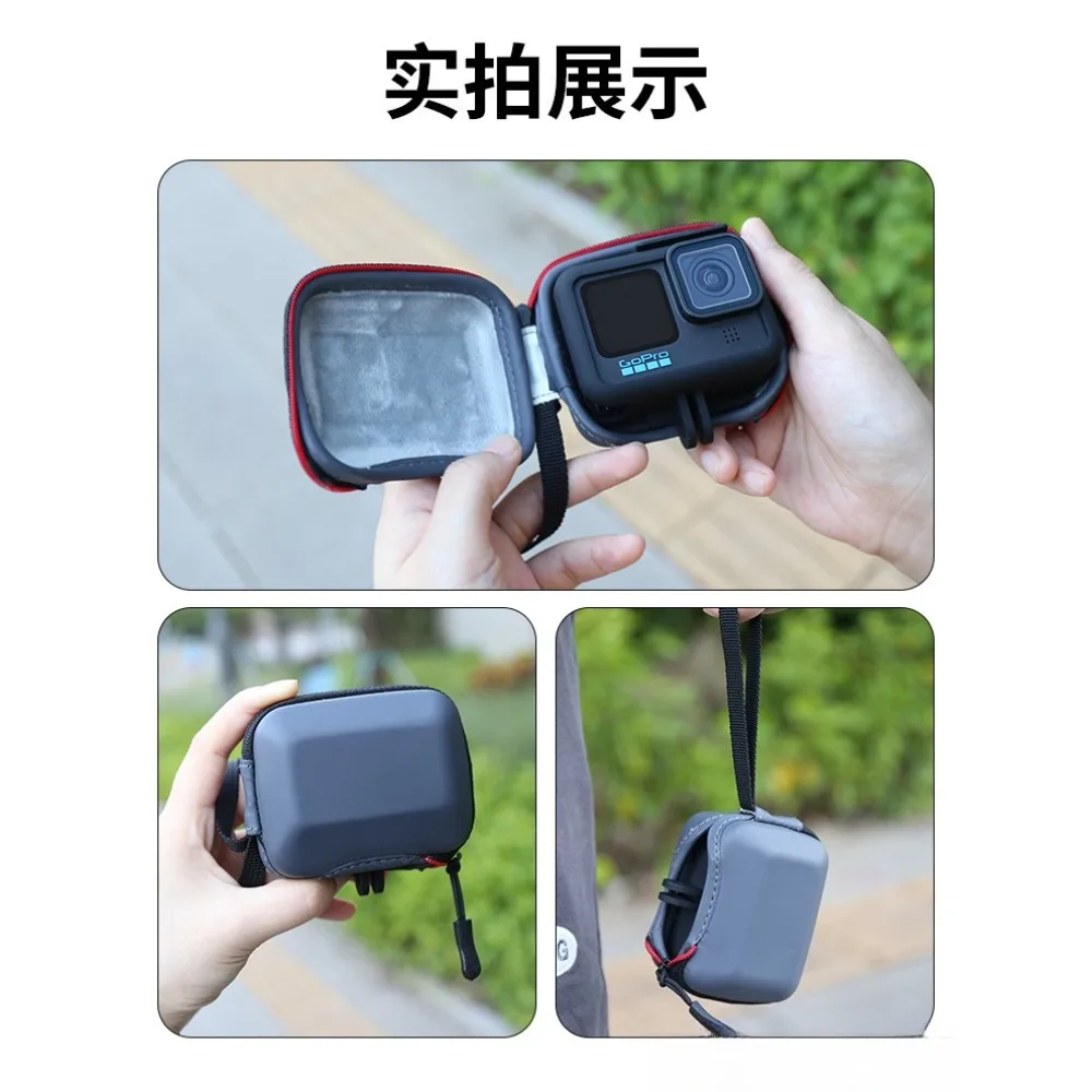 

For GoPro13/12 DJI Action4 Insta360 GO3 - Premium Storage Bag & Protective Cover Camera Accessories