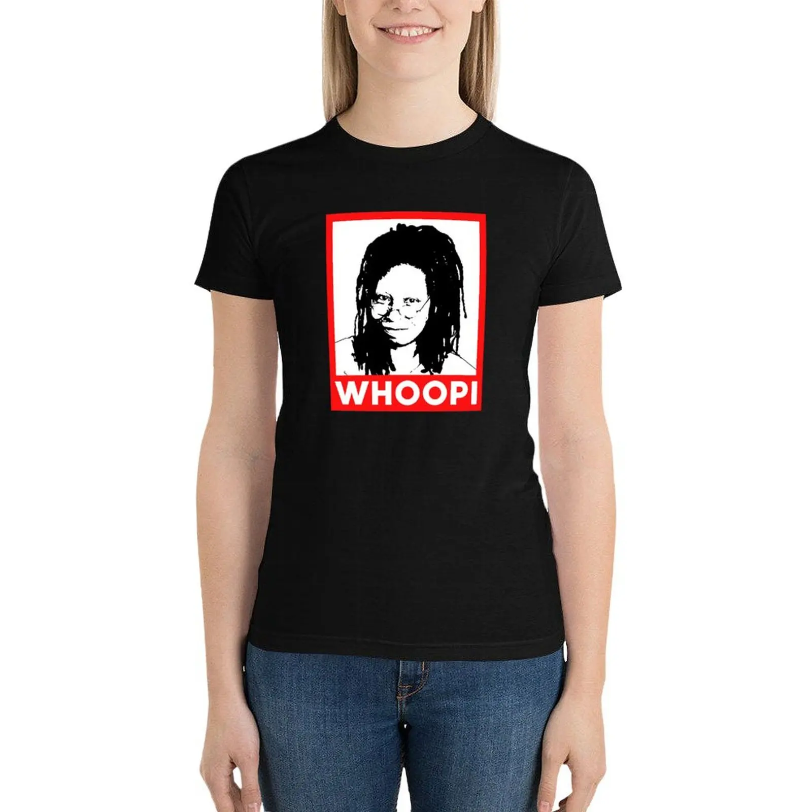 

Whoopi Goldberg T-Shirt Aesthetic clothing vintage clothes funny female Women's tops