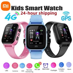 Xiaomi-Smartwatch étanche pour enfants, montre électronique, SOS, Wi-Fi, localisation GPS, appel vidéo, carte analogique, appareil photo, école, 4G