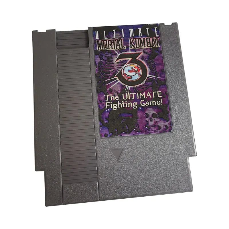 Ultimate Mortal Kombat 3 (RomHack Final Version) NES Games Cartridge For 72 Pins 8 Bit NES Classic Mini Game Console