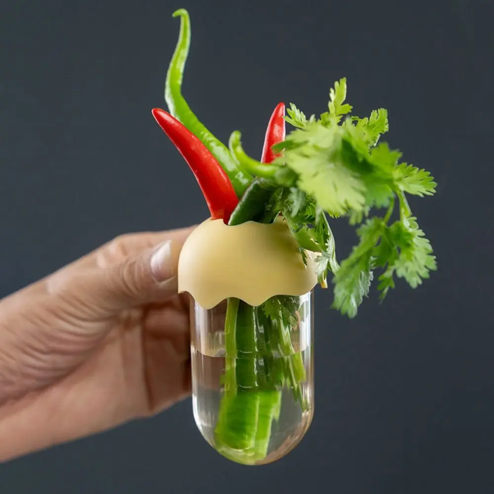 

Transparent Parrot Flower Hydroponic Bottle Reusable BPA-Free Parrot Feeding Device Eco-Friendly Flower Arrangement Jar