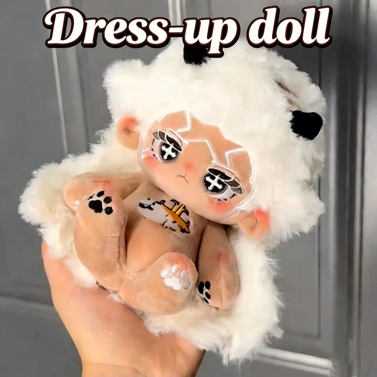 Animation Peripheral Cartoon Dressing-up Puppet Enrico Pucci Cute 20CM Cotton Doll Toy COS JOJO Bizarre Adventure Kids Fans Gift