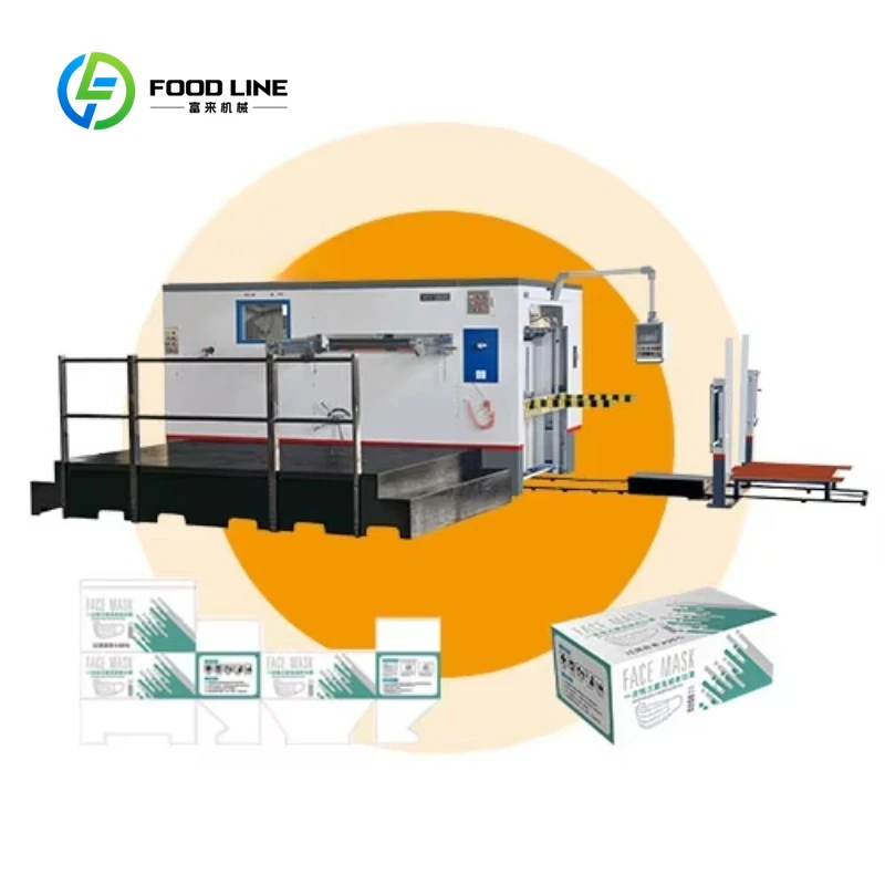 Customized Corrugated Cardboard Box Paper Creasing Die Cut Punching Box Making Machine Carton Box Making Machine Prices