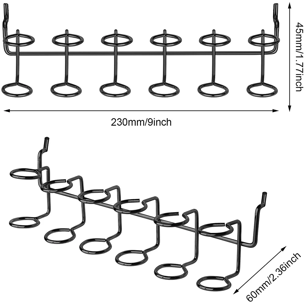 Soporte de destornillador para tablero perforado, accesorio multiherramienta, accesorios para tablero perforado, soporte de herramientas multianillo para tablero perforado, 4 Uds.