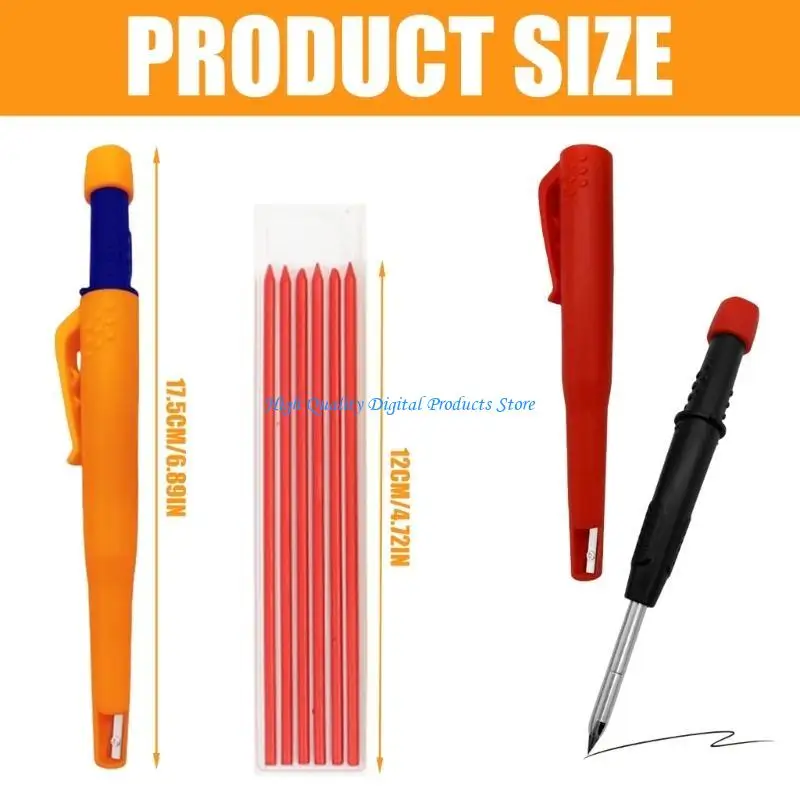 U2JE Deep Hare Mechanical Woodworking Pencil встроенный из точистка