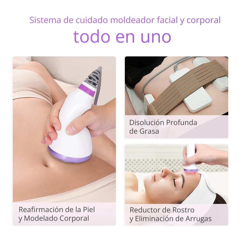 آلة التخسيس يبو جديد وصول 5 في 1 30K التجويف بالموجات فوق الصوتية للاستخدام المنزلي محدد شكل الجسم فراغ آلة تردد الراديو #2