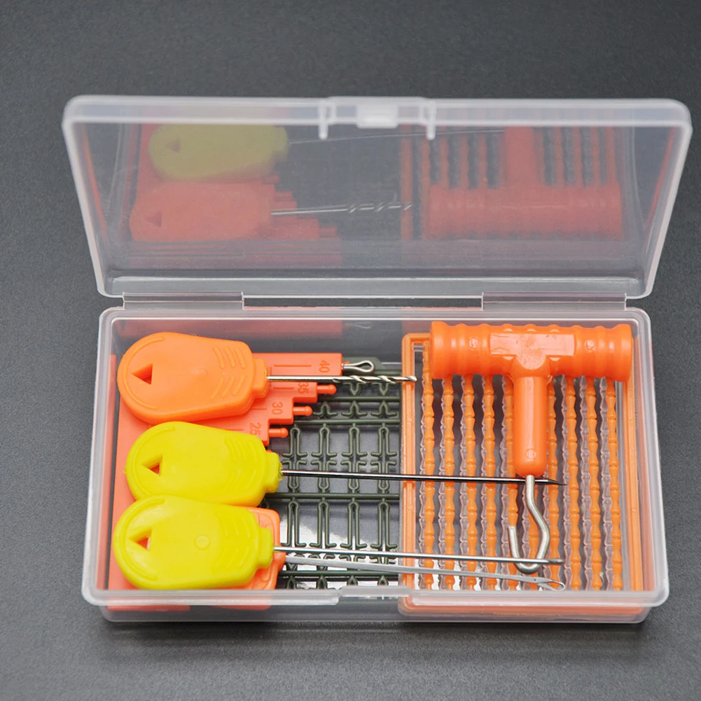 9 قطعة طعم صيد سمك الشبوط إبرة مع صندوق طعم صيد إبرة معالجة عدة الطعوم تزوير إبرة الحفر الصيد اكسسوارات #5