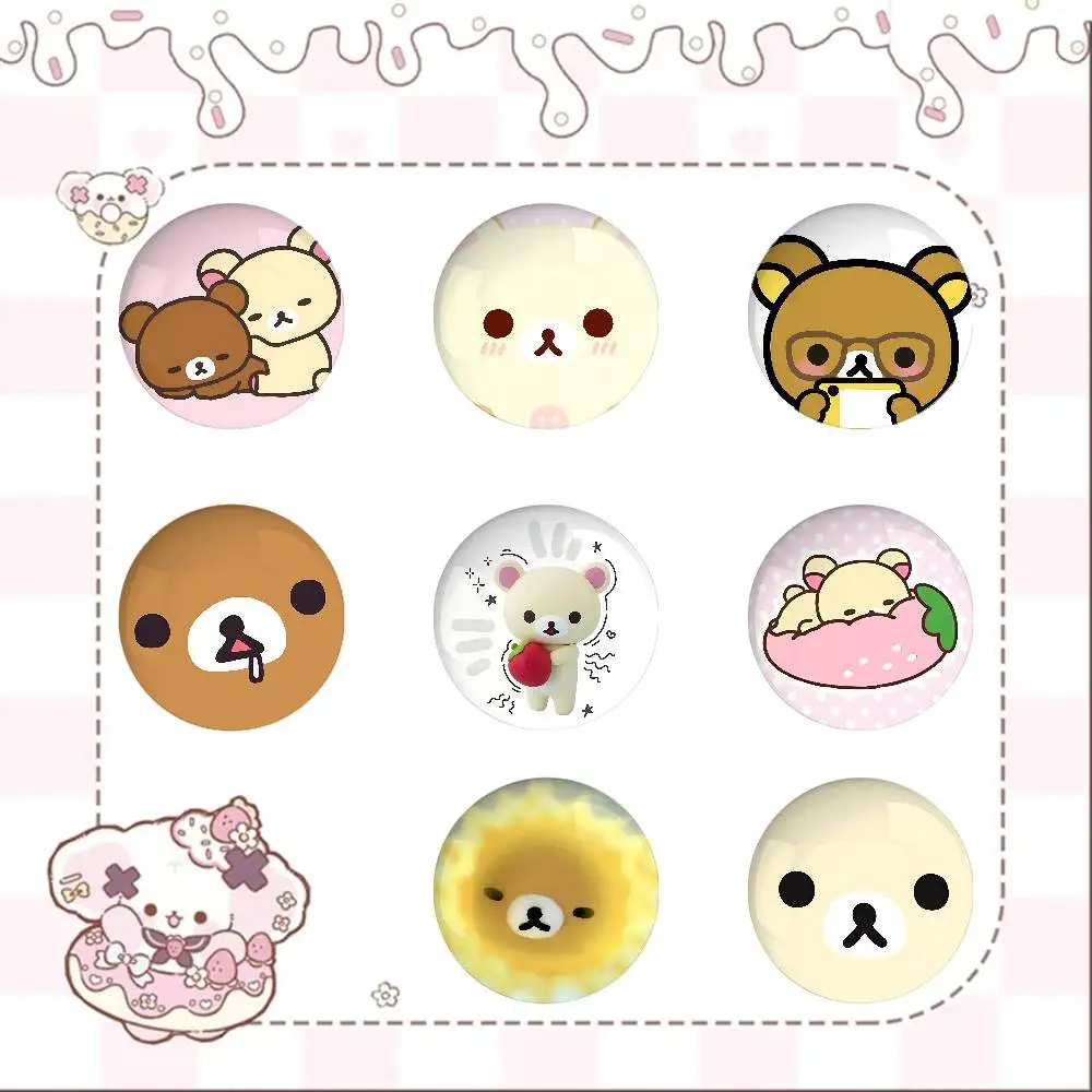 Niedliche L-rilakkumaS Kawaii Anstecknadeln aus Weichblech, Metall-Broschen, personalisierter Schmuck, Accessoires für Hut, Tasche, Revers