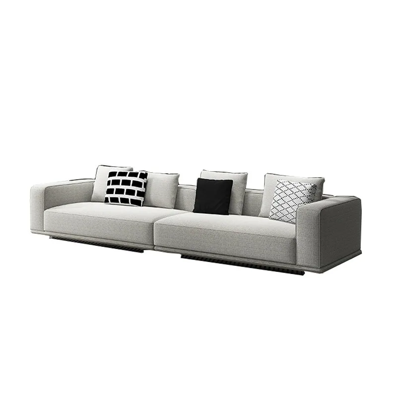 

Italian, minimalist, horizon, designer, living room, three people, fabric, sofa