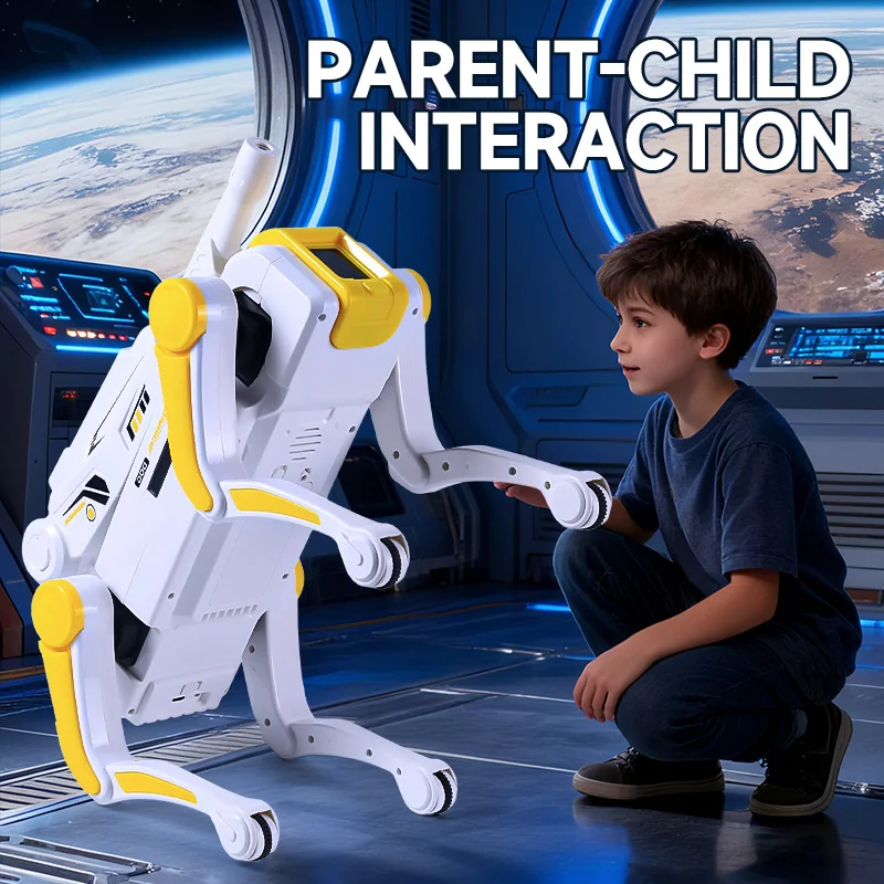 Cooles Spielzeugauto, lustiges Geschenk, heißer KI, intelligenter bionischer Rc-Roboterhund, ferngesteuertes Auto, Kawaii vierbeinige Rc-Autos, Spielzeug für Kinder