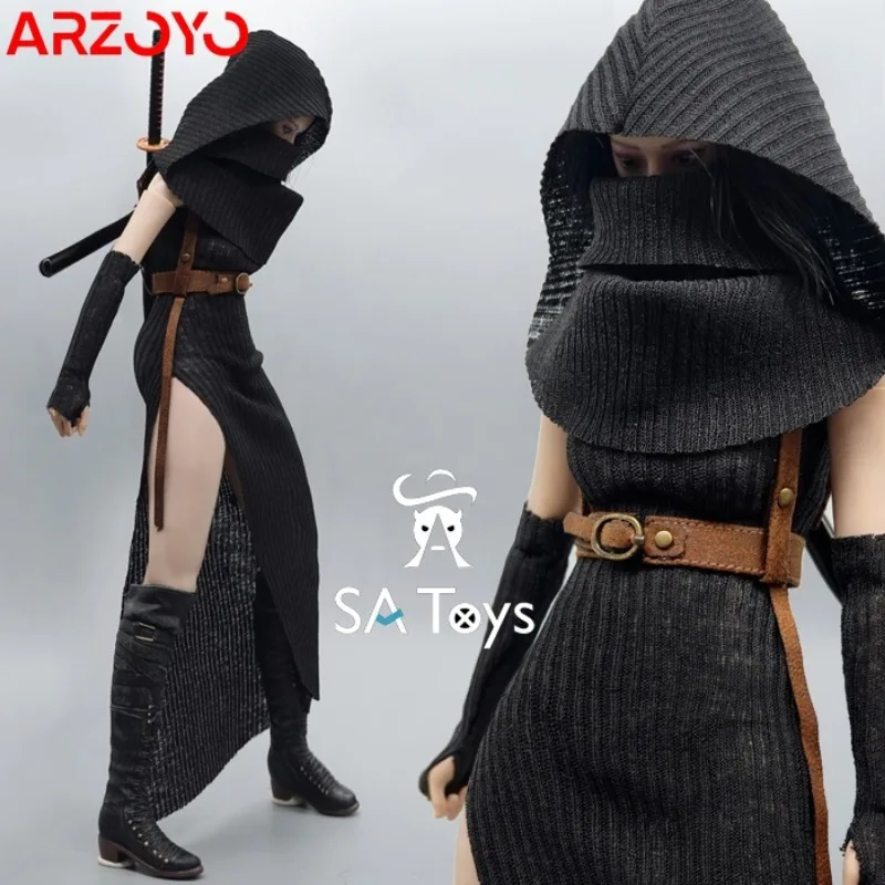 SATOYS SA008 1/6 Classic Assassin Dress From Post-apocalyptic Dune Clothes Model Fit 12'' Female SoldierAction Figure Body Dolls