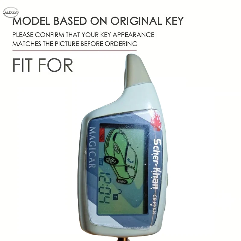 New 4 Buttons Remote Silicone Case Two Way Car Alarm lcd 2015 Case Key Chain Cover For M5/6/9 Scher-khan Magicar 5