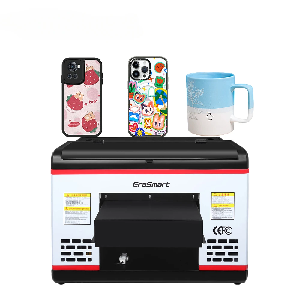 Small UV Flatbed Plate Printer, UV Flatbed DTG Printer, WaterProof Varnish UV Flatbed Printer