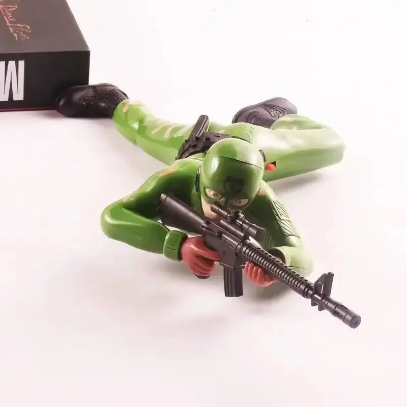 

Exciting Model Toys for Children Electric Plastic Soldier Crawlers with Interactive Light and Sound Effects