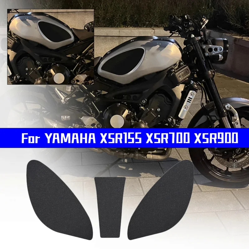 Etiqueta protetora antiderrapante do tanque da motocicleta, aperto do joelho, Calcomanite da tração para YAMAHA XSR155 XSR700 XSR900 XSR 155, 7