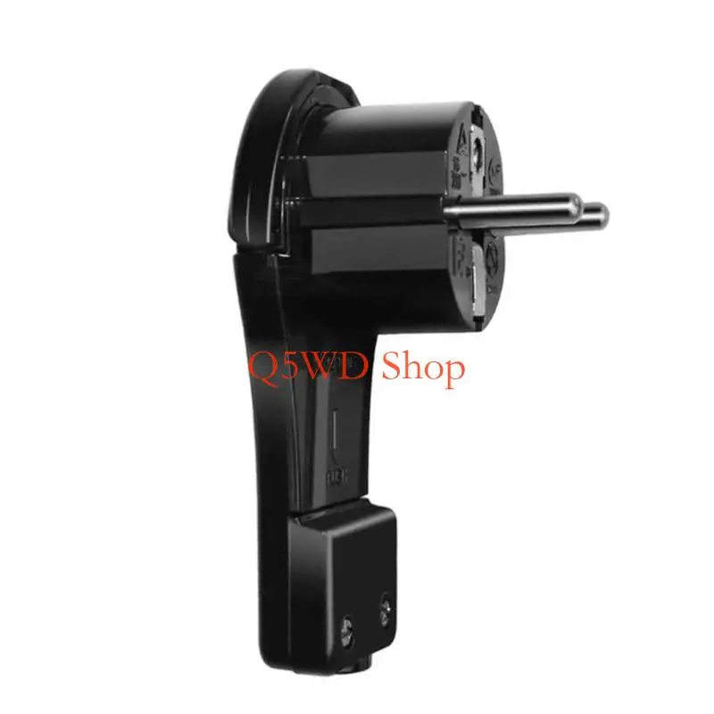 Q5WD Sturdy Brass Schuko Plugs for Practical Power Connection Household Use