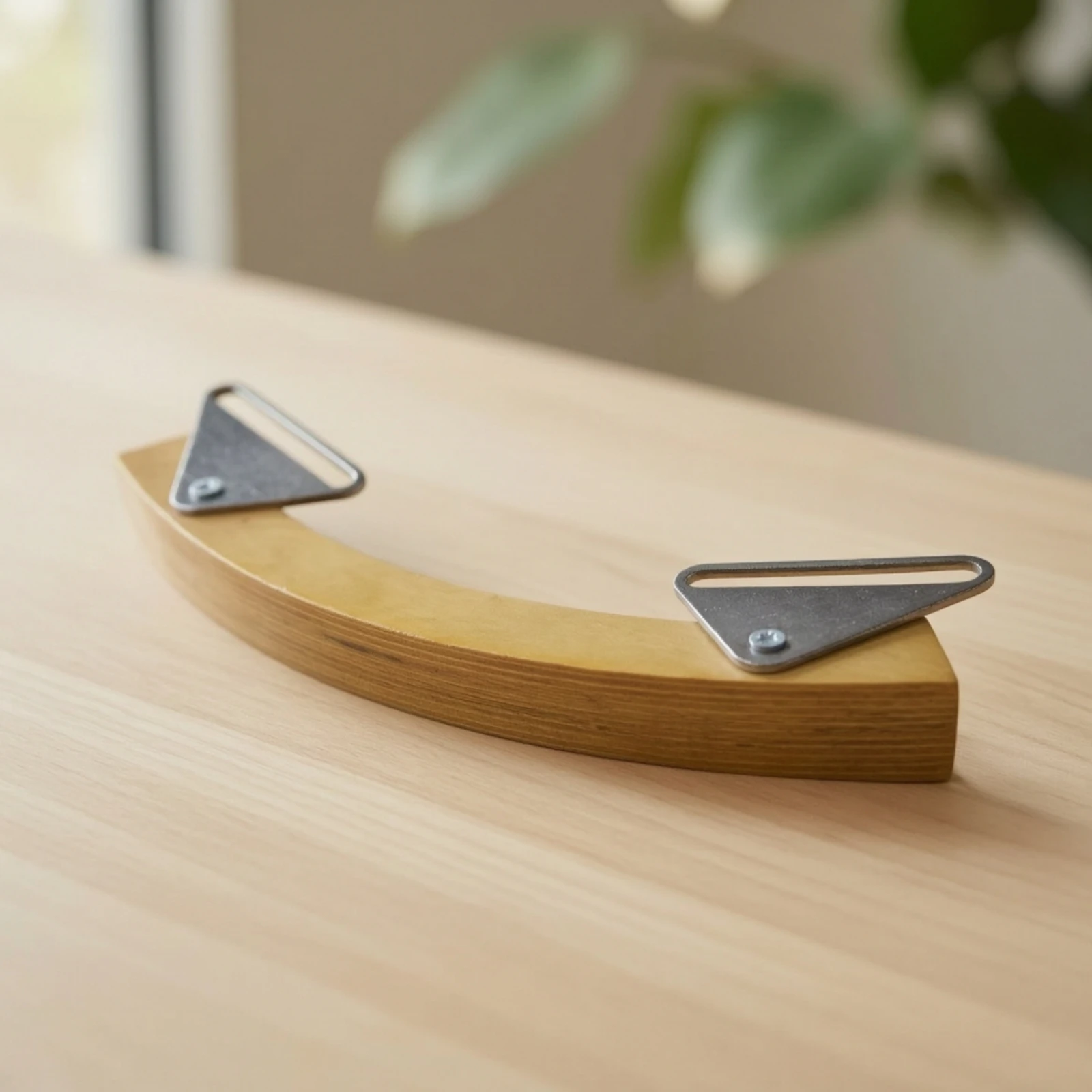 Curved Wood Block with Brackets Solid Hardwood Mountable Wood Block High Tone Easy to Use for Percussionists, Rehearsal, Studio