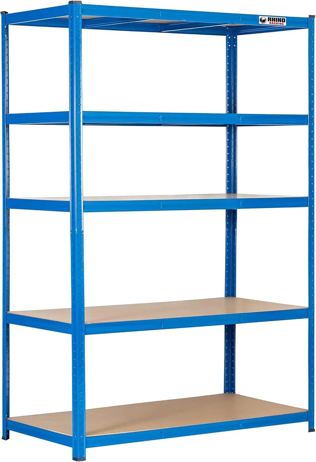 Heavy-Duty Garage Shelving unit – 5-Tier Steel Storage Shelves, Industrial Shelving, 200kg Per-Tier, 180x120x60cm