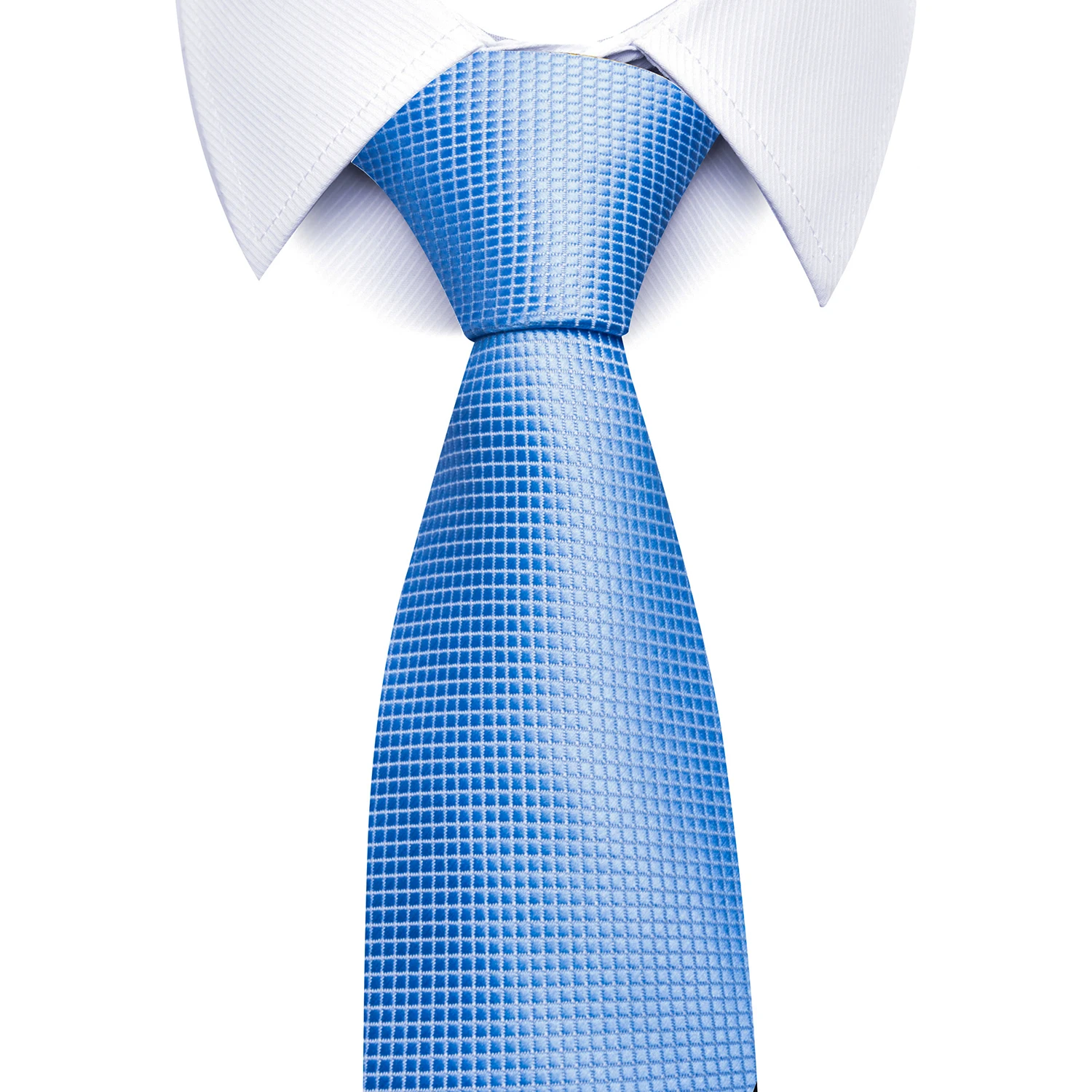 Wholesale Mix Colors Fashion 8 cm Tie Golden Blue White Necktie For Man Suit Accessories Fit Formal Party Wedding Gravatas