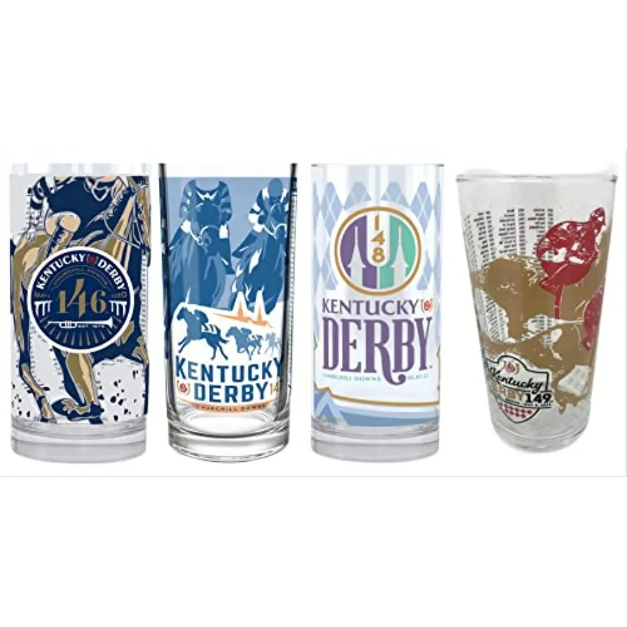 20202023 Official 146147148149th Mint Julep Glass Officially Licensed 12 oz Glass for Bourbon Enthusiasts and Collectors Ideal