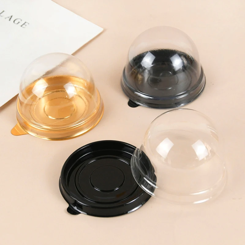 10/30/50 Pcs Mini Clear Plastic Cupcake Boxes