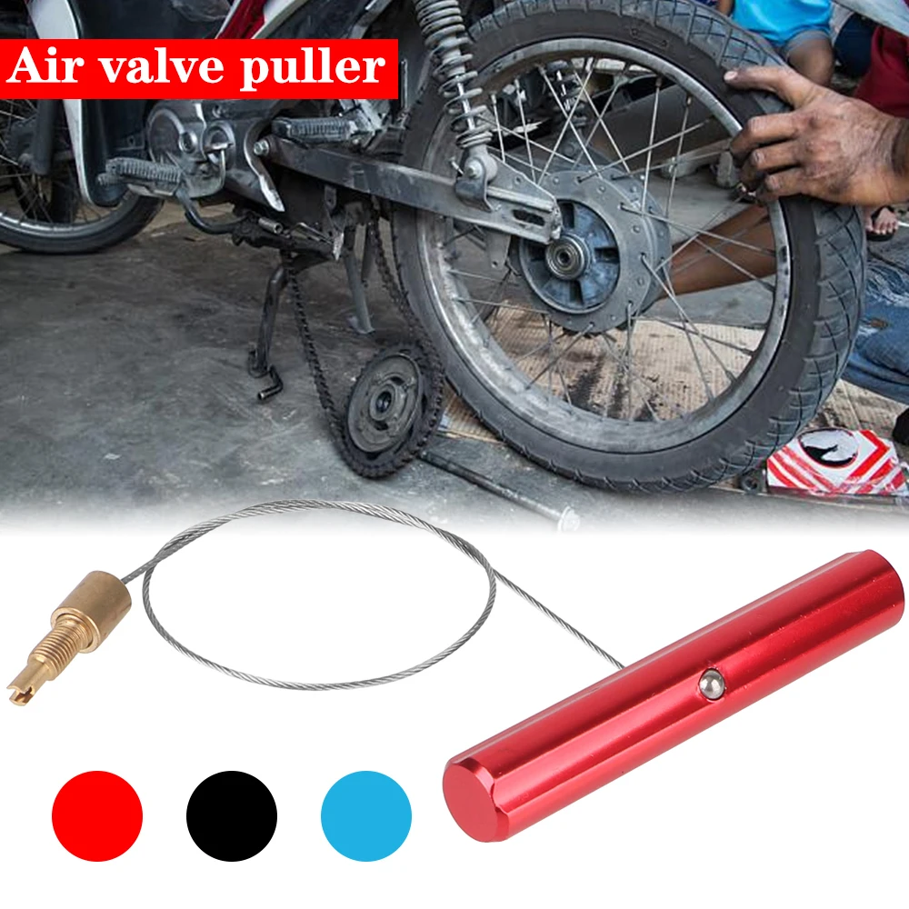 Tube Tyre Changing Air Valve Puller Tire Repair Tool Tire Valve Stem Puller Motorcycle Valve Rod Motorcycle Accessories