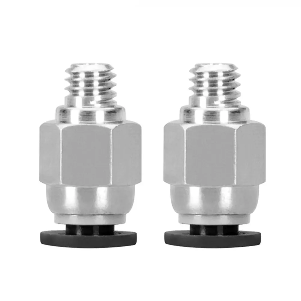 

6Pcs Ptfe Bowden Tube Extruder Connector Set Heat Resistant Reduced Friction Pneumatic Fittings for 3D Printer Use