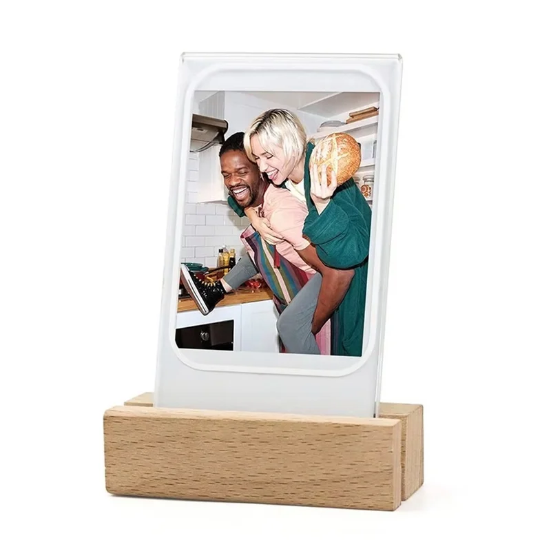 Dependable-3 Inch Frame For Fujifilm Instax Mini 12 Film LED Light Transparent Photo Frame For Instant Camera Mini 11 Photo Tabl