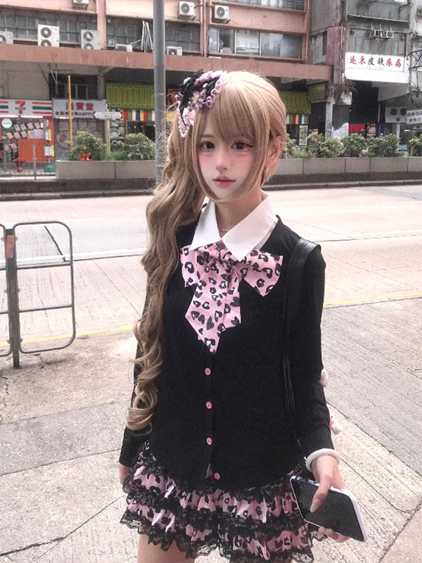 

Sweet Sakura Sister Doll Set Long Sleeve Two-Piece Suit Hanfu Women's Fashion Summer 2025 Collection Traditional Chinese Clot...