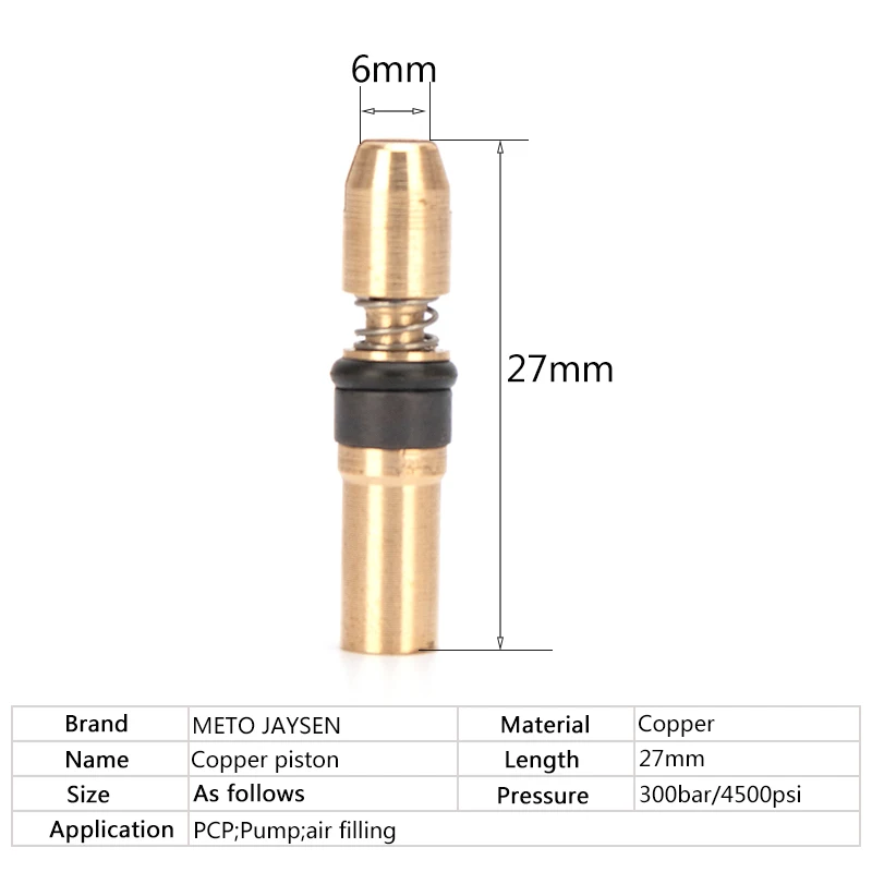 ارتفاع ضغط 300bar 4500psi قطع غيار مضخة الهواء 100% النحاس المكبس المرحلة الثالثة استبدال عدة #2