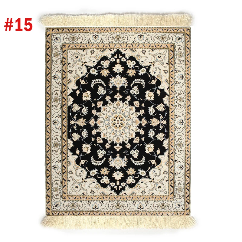 27x18CM Persian Carpet Pattern Mouse Pad  Laptop DIY Custom Desk Pad Velvet Material Decoration Gaming Desk Best Game Anime Rug