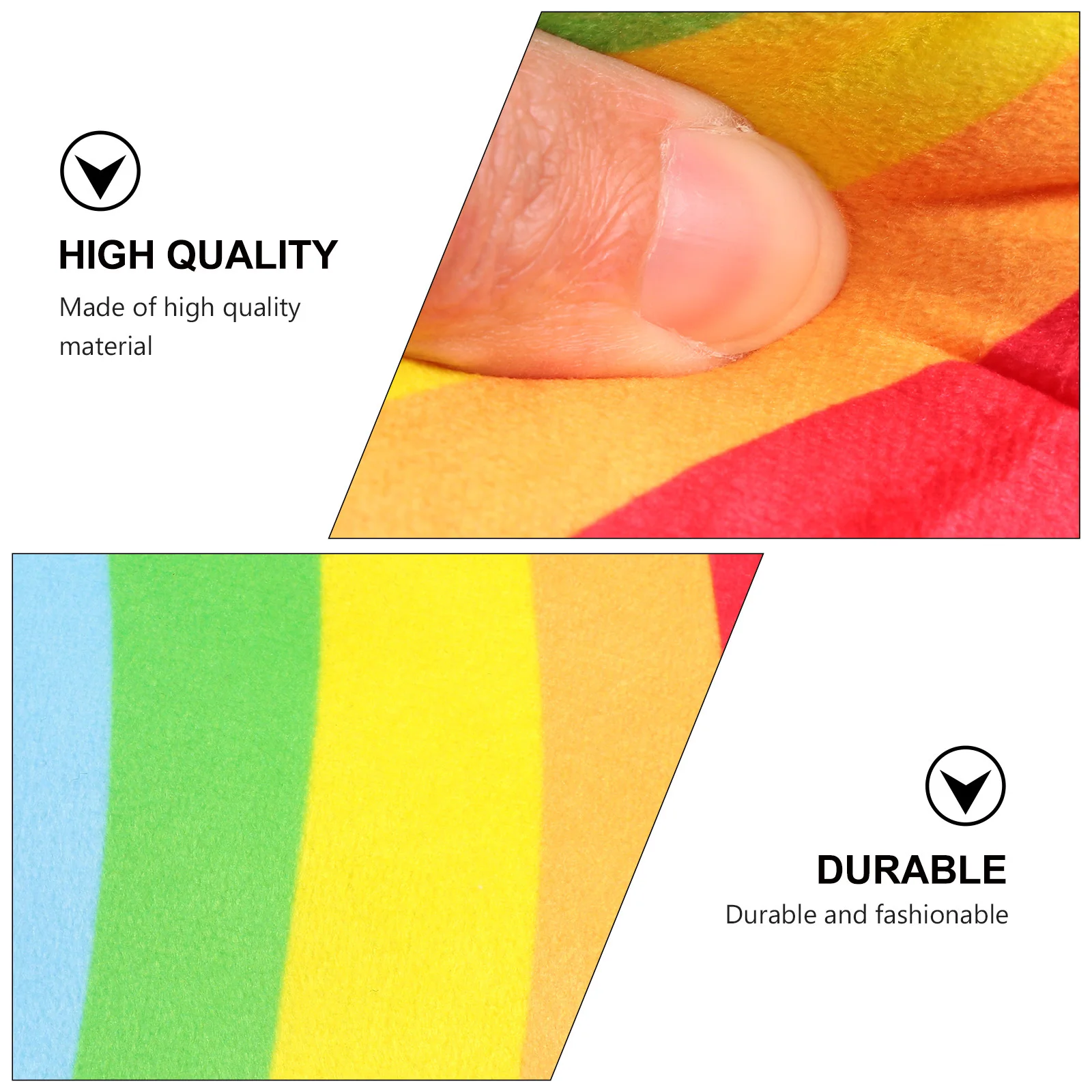 

1Pcs Rainbow Shape Pillow Full Elasticity PP Cotton Cushion for Sofa Bedroom Rainbow Shape Throw Pillow