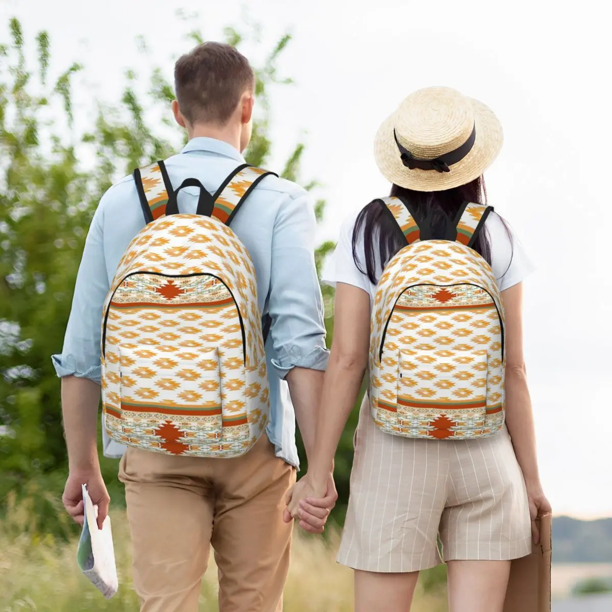 

Native American Aztec Backpack Student BookBag Kids School Bag Laptop Shoulder Bags for Boys Girls