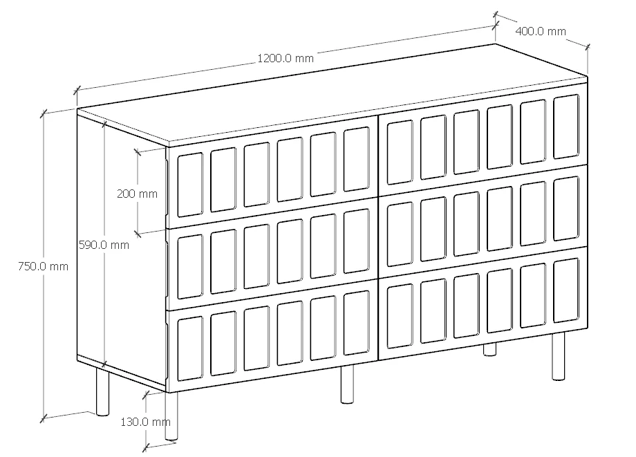 xx-Modern 6 Drawer Dresser for Bedroom Wooden Green Chest of Drawers with Large Storage*