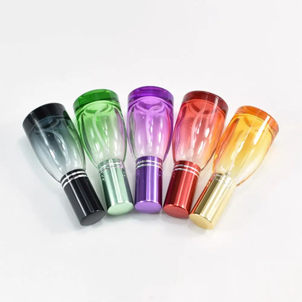 Refillable Glass Perfume Bottle Stained Glass Cosmetic Dispensing Perfume Spray Sub-bottling Wear-resistant Durable