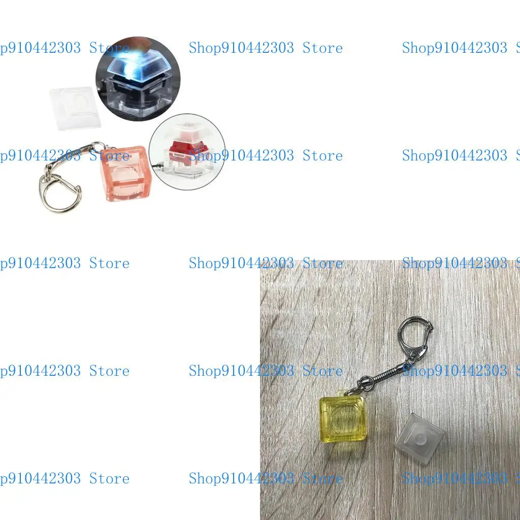 

L4MD For Switches Tester Switches Sampler Mechanical Keyboards KeySwitch Testing Tool Translucent Switches Keychain