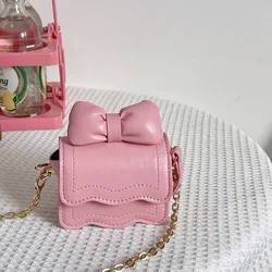 Trendy Children's Crossbody Bag Cute Cartoon Bow Tie Foreign Style Baby Zero Wallet Mini Girl Princess Bag