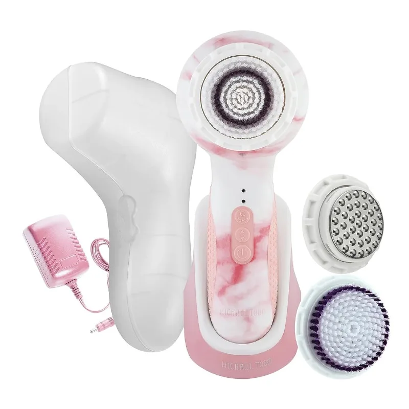 Michael Todd Beauty - Soniclear Elite - Facial Cleansing Brush System - 6-Speeds -Face Cleansing Brush&Exfoliating Body Scrubber