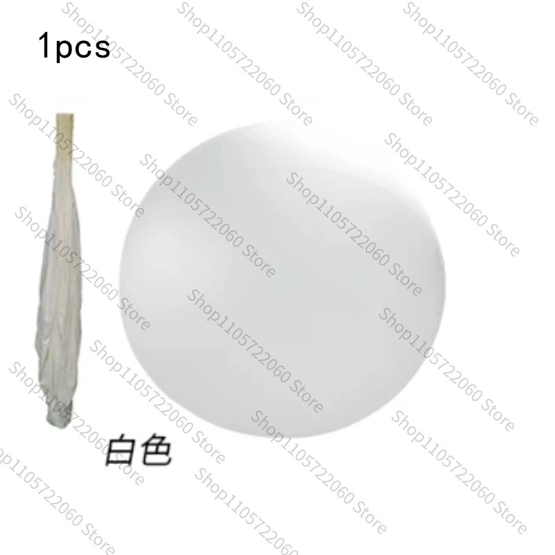 Giant Meteorological Lift Balloon 120 Inch 300g, Inflated 3-3.5m, White Balloon for Large Outdoor Events
