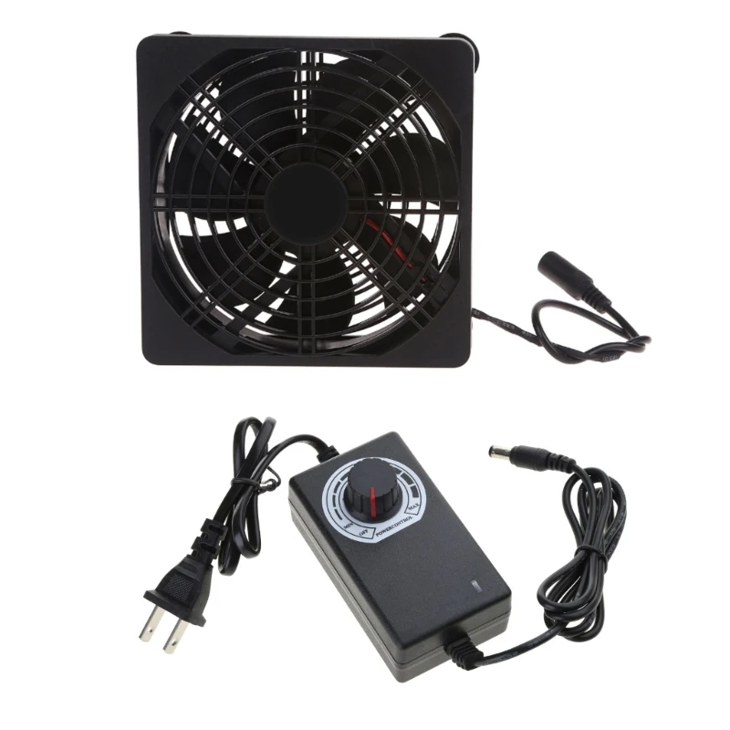 PC Cooler Cooling Fan 110V 220V Variable Speed Controller 3V to 12V for Biltong Box Greenhouse Receiver Amplifier