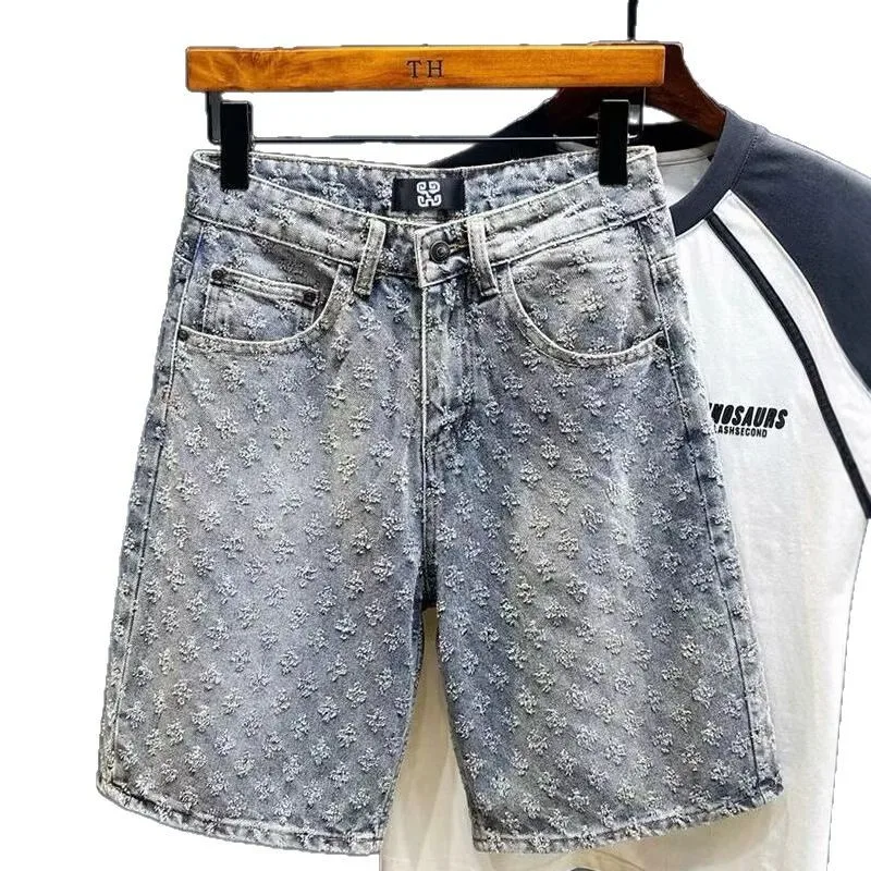Short Shorts Summer New Personalized Trendy Brand Five Quarter Pants Korean Version Trend Slim Fit Versatile Youth Fashion