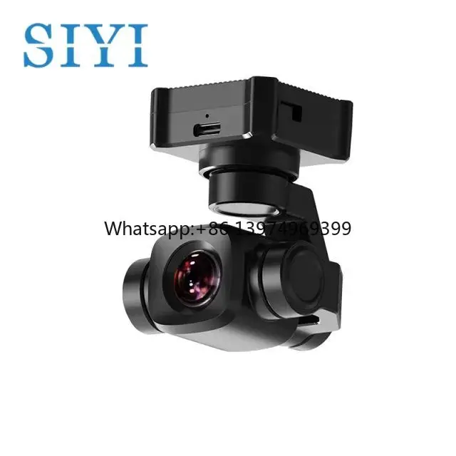 SIYI A8 Mini 4K 8MP Ultra HD 6X Digital Zoom Gimbal Camera with 1/1.7' Sensor 95g Lightweight 55x55x70mm RC Parts & Accs