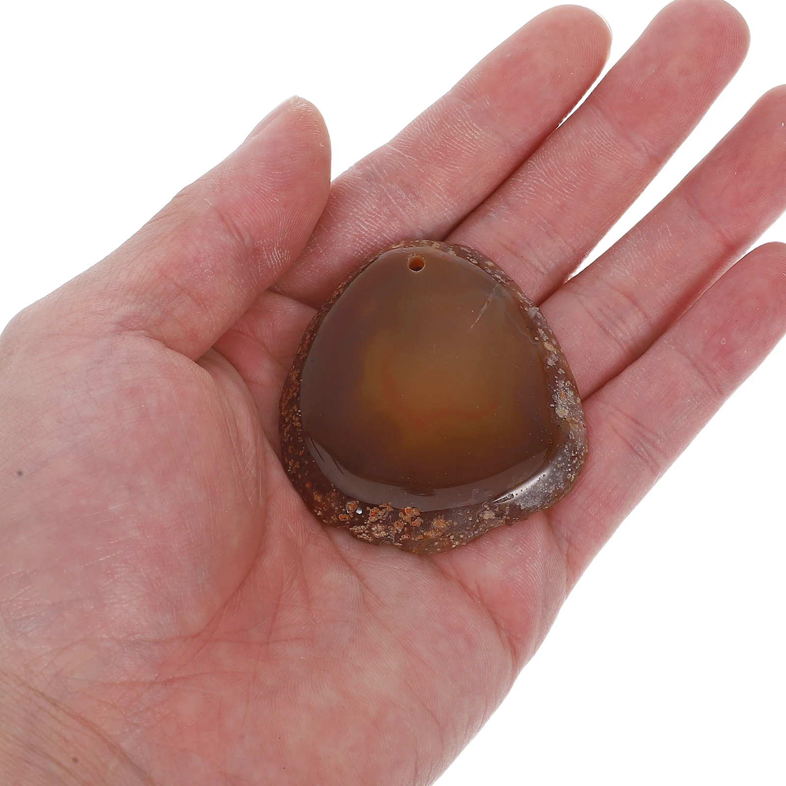 

20 шт. красочные ломтики агата, натуральные перфорированные камни для подвесок с колокольчиками, изготовление ювелирных изделий своими руками, ремесленный декор, ломтики бусин