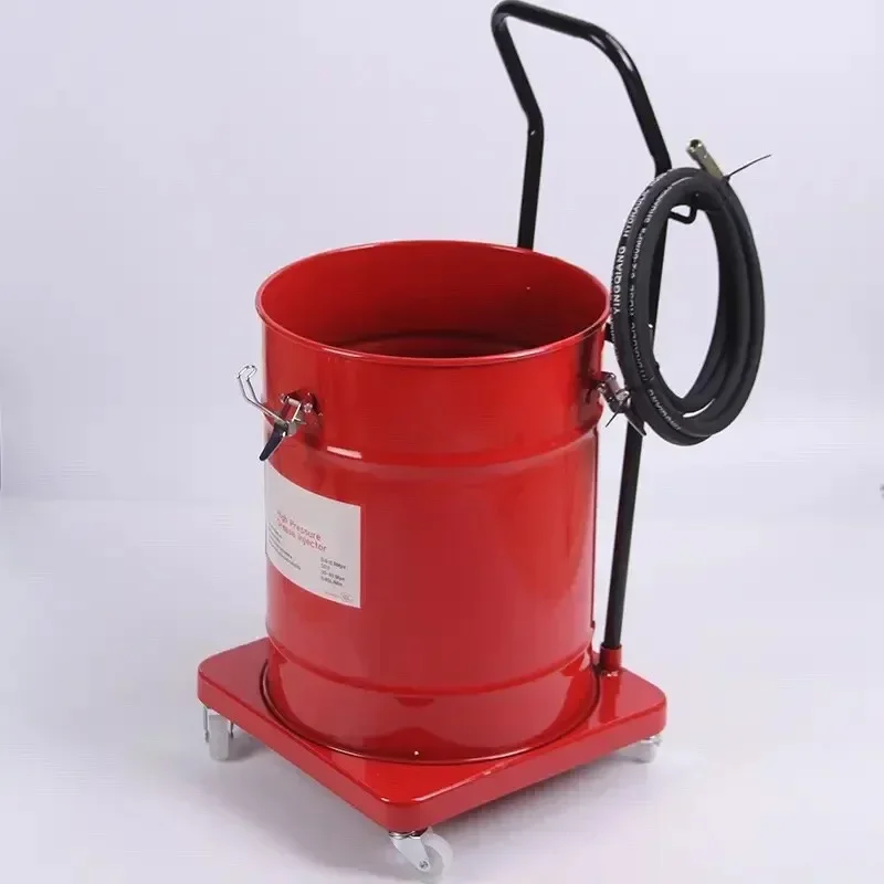 High-Pressure air pneumatic  grease pump 40L Portable Air Operated grease lubrication pump