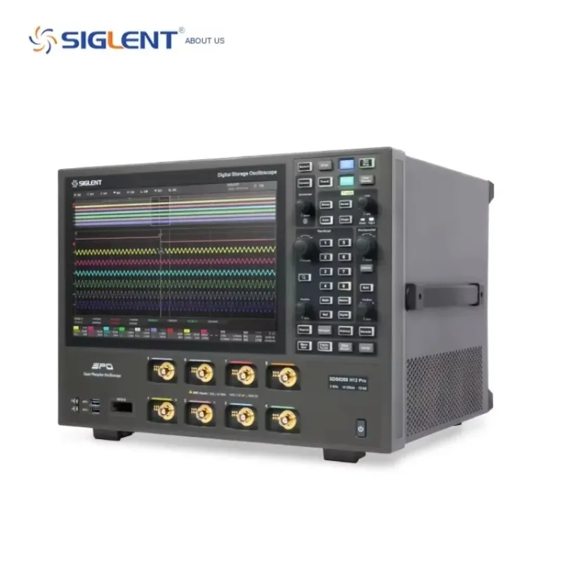 SIGLENT SDS6034/6054/6104/6204 H10/H12 Pro 4CH High-Res Oscilloscope, up to 2GHz 10GSa/s 500Mpts 750k wfms/s,SDS6000 Pro Series