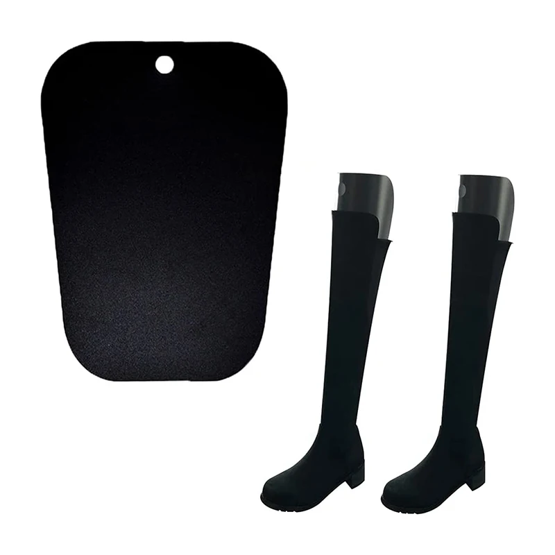 1Pc Boot Shapers Form Einsätze Schwarz Kunststoff Stiefel Lagerung Hohe Unterstützung Stiefel Ständer Halter Bäume Rack Schuh Bahren Rack