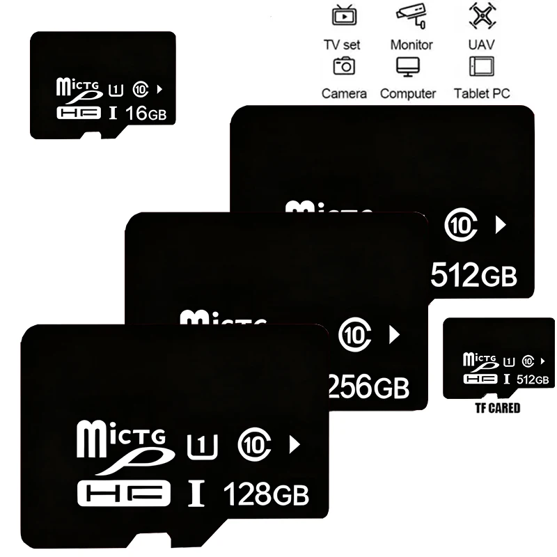Tarjeta de Memoria Móvil 4GB 8GB 16GB 32GB 64GB 128GB Tarjeta SD Mini Tarjeta TF Cámara CCTV
