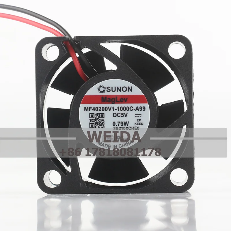 Original SUNON 40*40*20MM MF40200V1-1000C-A99 4020 5V 0.79W 4 cm chassis cooling fan